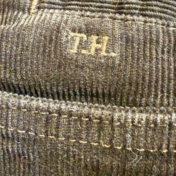 Tommy Hilfiger size 19 chocolate corduroy American Spirit straight leg pants - Picture 6 of 10